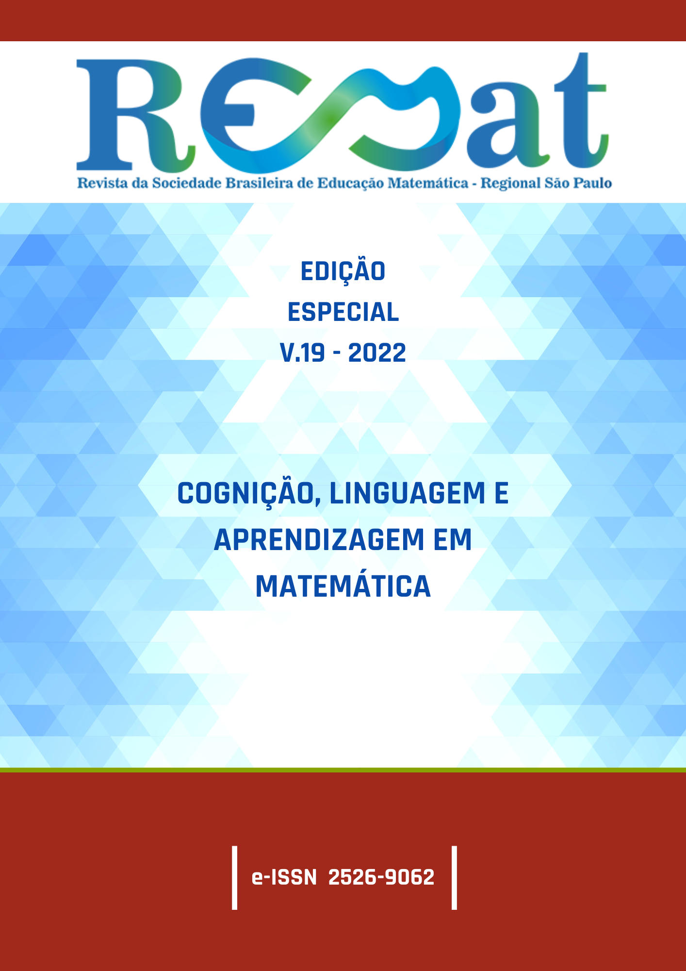 					Visualizar v. 19 n. Edição Especial (2022): Cognição, Linguagem e Aprendizagem em Matemática
				